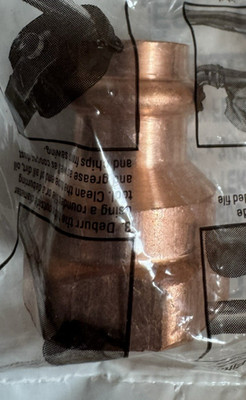 NIBCO 1/2'' x 3/4'' Copper Press x Female Adapter - NEW - CLPC603