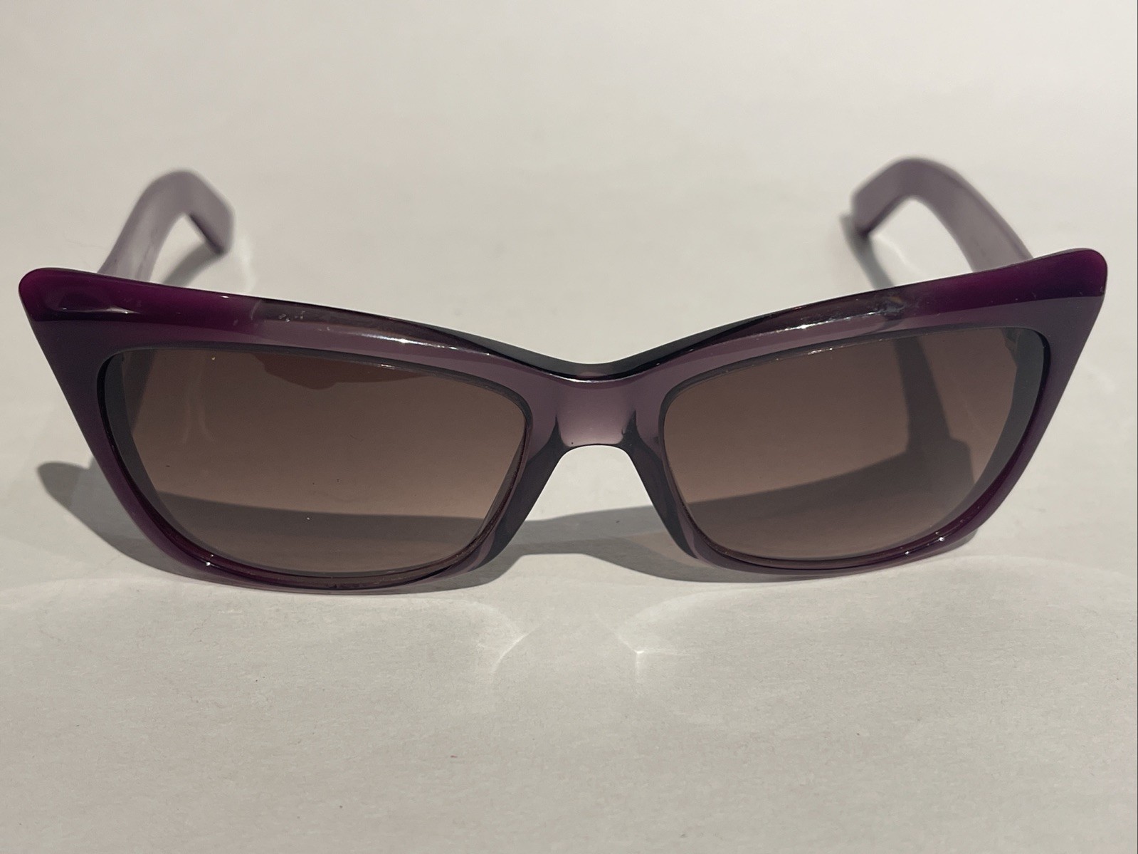 Occhiali da sole donna Yves Saint Laurent YSL 6337 S farfalla viola Italia 55 17 135