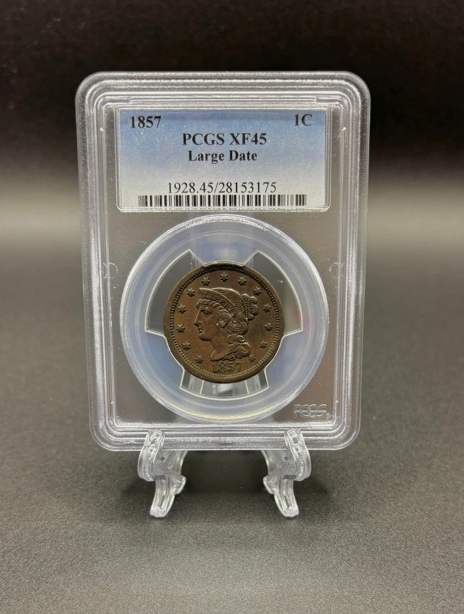 1857 Year Braided Hair Large Cents (1839-1857) for sale | eBay