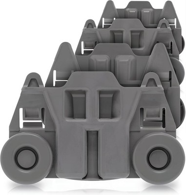 WPW10195417 Lower Rack Wheel 4-Pack Compatible with Whirlpool KitchenAid