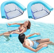2 Pack Swimming Pool Noodle Floating Mesh Chair for Adults Pool Float Chair