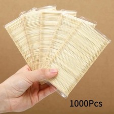 Bamboo Toothpicks 1000Pcs Double Pointed Oral Care Toothpick