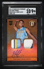 2014-15 Gold Standard Rookie Jersey Prime 1/25 Gary Harris SGC 9 MINT Auto 0m5n