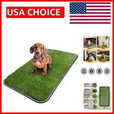 15" x 30" Reusable Artificial Grass Puppy Potty Pad  Tray - Effortless Training