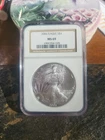 2006 $1 American Silver Eagle NGC MS69 Brown Label-Estate
