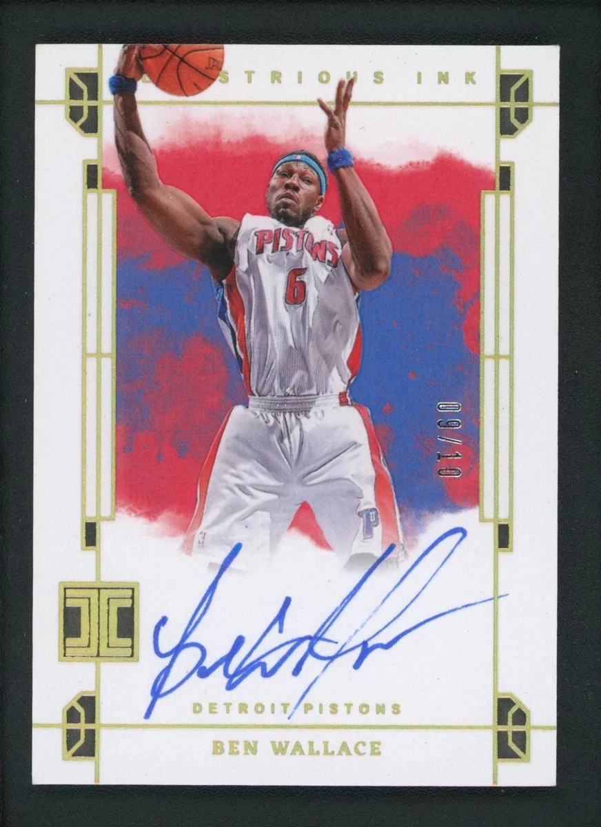 Ben Wallace Basketball Autographed Sports Trading Cards