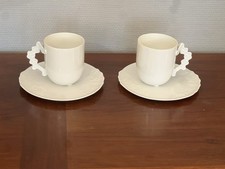 2 DEJEUNERS PORCELAINE  ROSENTHAL  COLLECTION LANDSCAPE PAR PATRICIA URQUIOLA