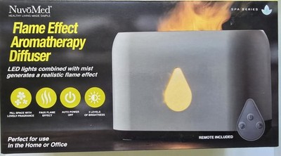 NUVOMED SPA SERIES FLAME EFFECT AROMATHERAPY DIFFUSER NEW IN BOX
