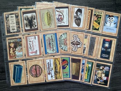 1995 HERSHEY'S TRADING CARDS 1-100 Complete Full Set Chocolate