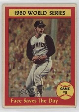 1961 Topps World Series Roy Face Game #5 Face Saves The Day #310 g7g