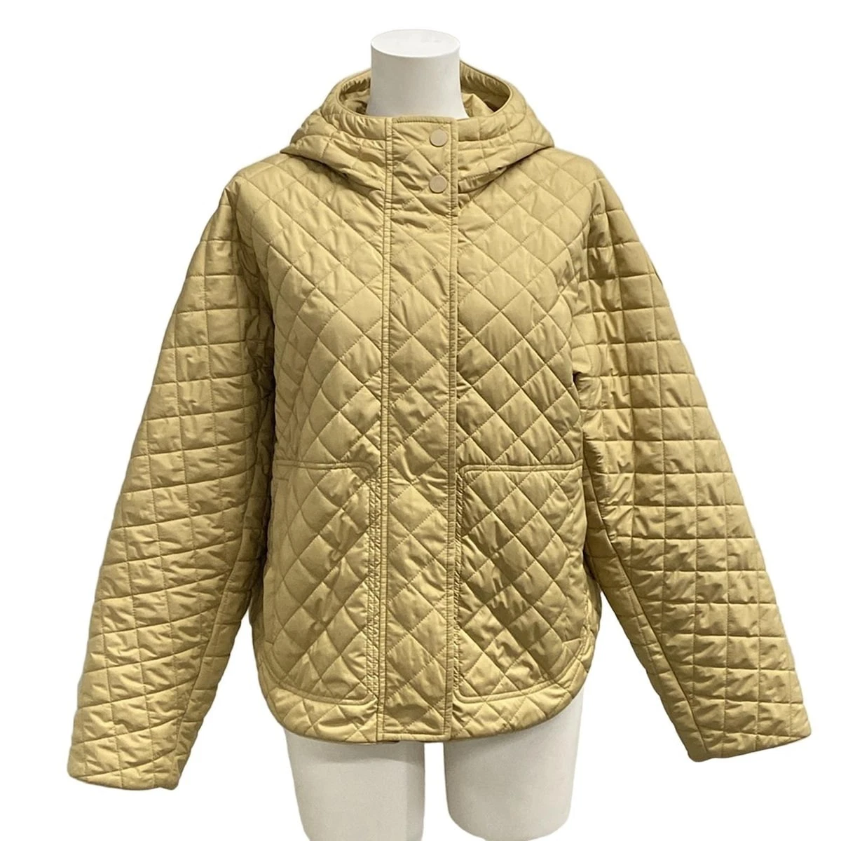 HERMÈS Piumino donna in poliestere marrone chiaro originale HERMES 5E0161DK