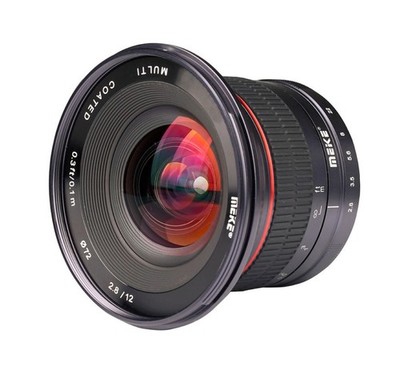 Meike Ultra-Weitwinkelobjektiv multicoated für Sony E-Mount MK-12mm-F/2.8