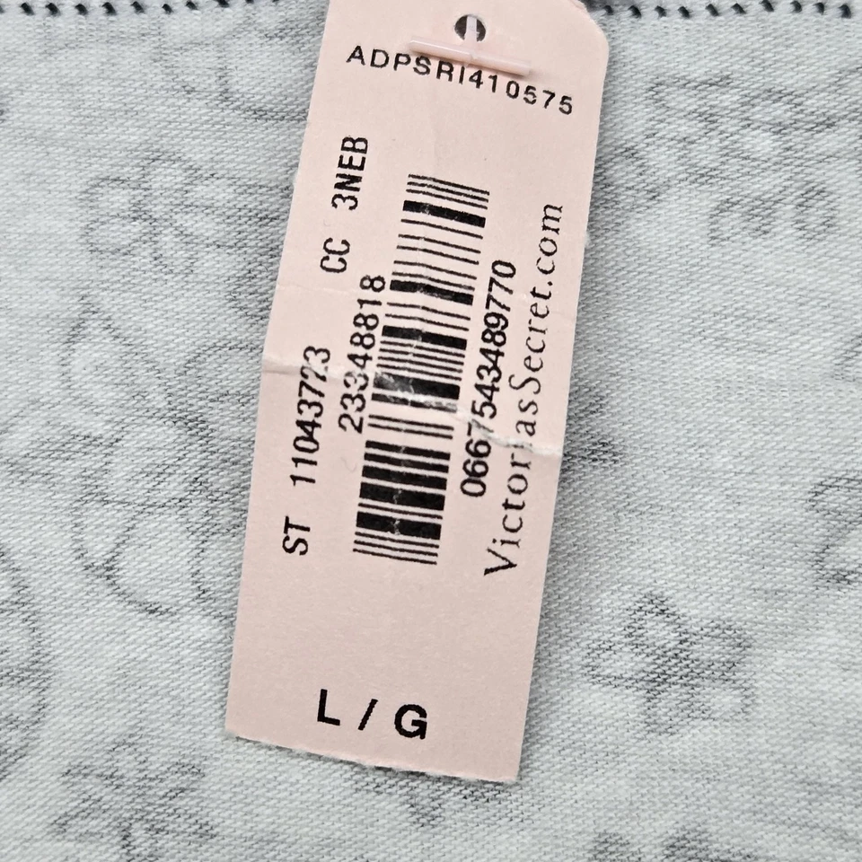 Victoria's Secret Mujer Panty Grande Negro Paisley tiro bajo Bikini Encaje Nuevo con Etiquetas Foto 3 de 4