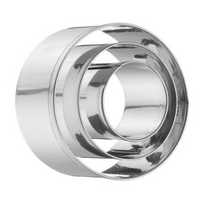 3Pcs Circle Round Cookie Cutters Set Assorted Sizes Cookie Cutters Biscuit Mould