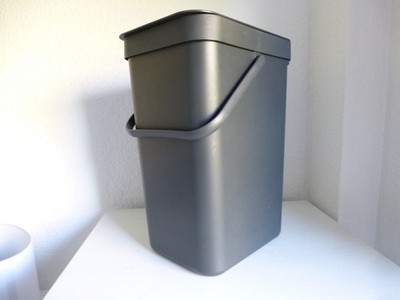 Brabantia Abfallbehälter Sort & Go Mülleimer Müllbehälter Abfalleimer Grey 12 L