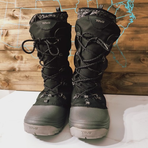 Women's Teva Jordanelle High Performance Waterproof Winter Boots 10" Tall Size 8