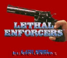Lethal Enforcers - SNES Super Nintendo Game