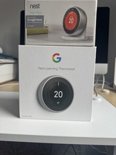 Google Nest Learning Thermostat 3rd Generation Heatlink New Open Box With Stand