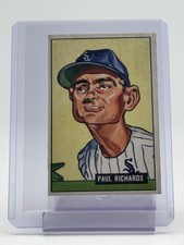 PAUL RICHARDS 1951 BOWMAN #195 CHICAGO WHITE SOX BASEBALL Q6830