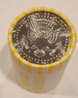 Rare Unopened Loomis Roll of 20 Kennedy Half Dollar Coins Tail & Tail Each End.