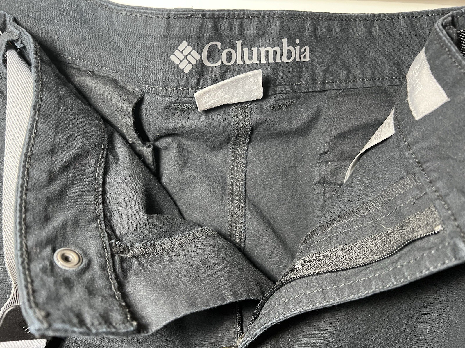 COLUMBIA Men's Black Straight Fit Utility Pants With Belt 44x32 thumbnail 8