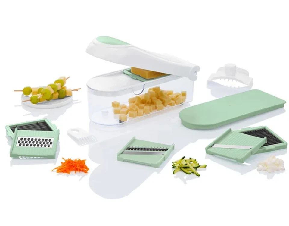 LIVARNO home Multifunktionsschneider-Set, 6 Einsätze mit Edelstahlklingen - Bild 3 von 4