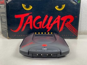 Atari Jaguar System Console Game Cybermorph Adapter Controller RF Boxed NTSC