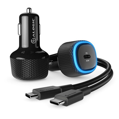 ALOGIC CRC60 Universal Mobilgerät Ladegerät Schwarz Zigarettenanzünder