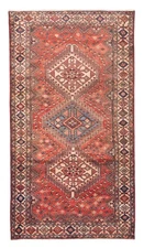Traditional Vintage Hand-Knotted Oriental Carpet 5'4" x 9'10" Wool Area Rug