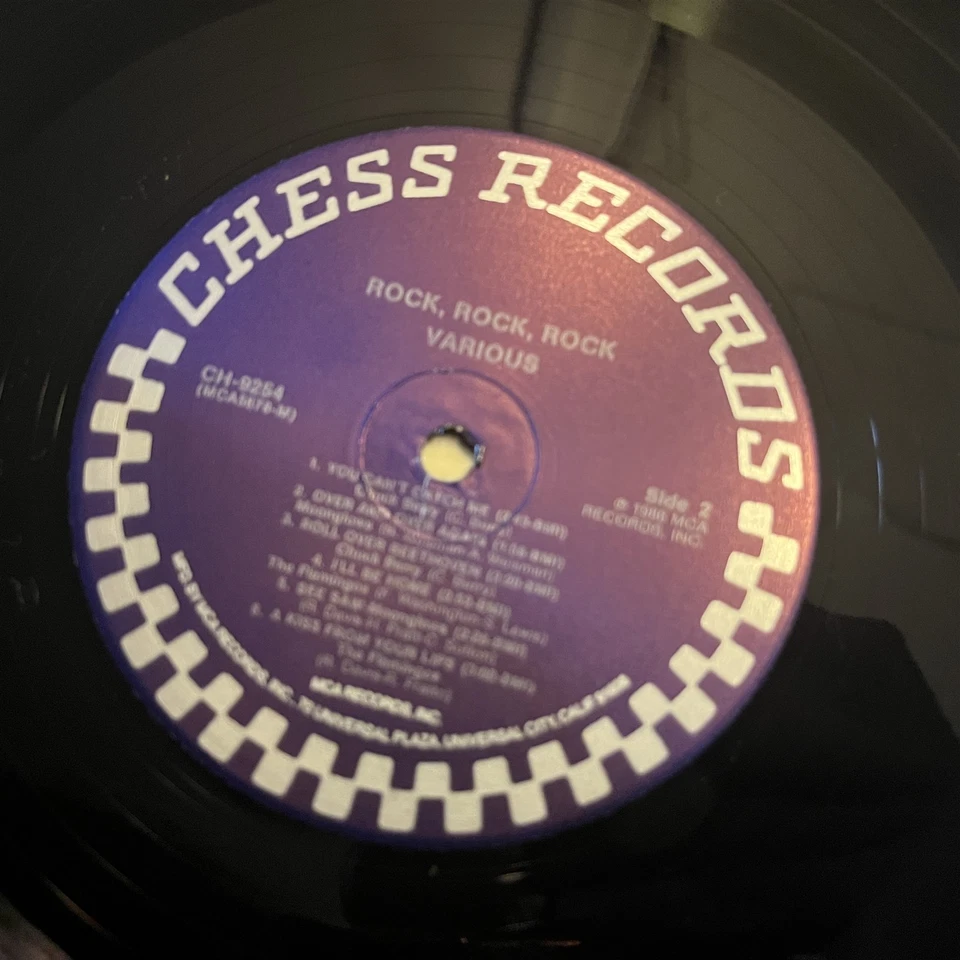 [РОК/ПОП] ~ Exc lp ~ различные ~ Чак Берри ~ MOONGLOWS ~ рок, рок, рок ~ [1986 ~ шахматы] ~ - Изображение 4 из 4