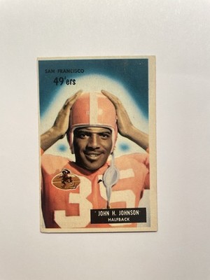 1955 Bowman -- #42 John H. Johnson - John Henry Johnson -- HOF