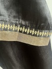 NWT Fabindia Cotton Satin PALAZZO IJAR Dress PANT WIDE LEG Black & Gold Brocade — photo 4
