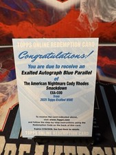 2025 Topps Exalted WWE Cody Rhodes Exalted Auto Blue #’d 25