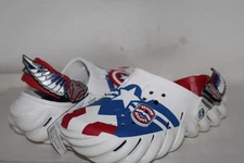 Crocs Unisex Captain America Croslite Clogs Size M(7) W(9)