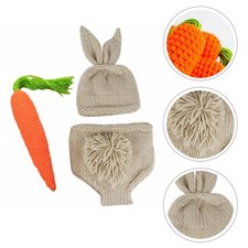 Easter Baby Photography Prop Newborn Bunny Crochet Knit Costume Outfit