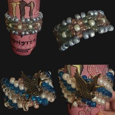 3 PIECE KANDI SET, BLUE THEMED . . .