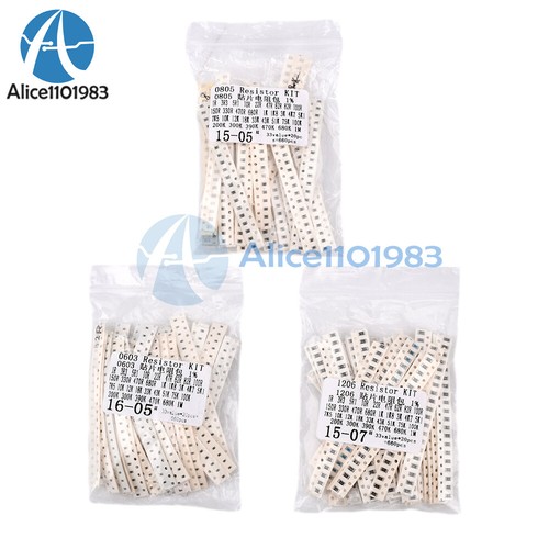 660PCS 0603 0805 1206 SMD Resistor Set 33 Kinds of Resistors Resistance Value - 第 7/23 張圖片