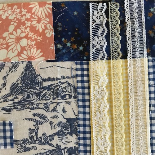 Journey Fabric & Lace Bundle Slow Stitching Junk Journal Book Binding Quilting - Picture 3 of 9