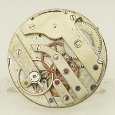 Rare Pocket Watch Movement Men's no fusee duplex chronometer no repeater RAR