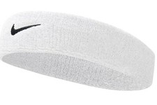 NIKE Swoosh Opaska na głowę Tenis Opaska na głowę Opaska na głowę Opaska na głowę Sport BIAŁA/CZARNA