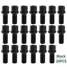 20x Für VW Beetle Golf Skoda WHT002437 WHT001812 Radschrauben Radmuttern M14x1,5