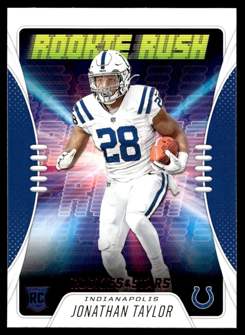 2020 Panini Rookies & Stars Rookie Rush Jonathan Taylor G4 #RR-15