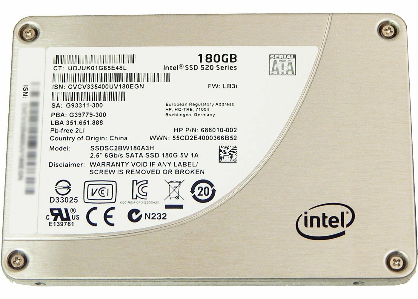 Original Intel P5430 Hard Drive SSD 1t 2t SATA3 Intel Solid State Disk  Drive SSD - China Hard Drive Disk and State Drive price