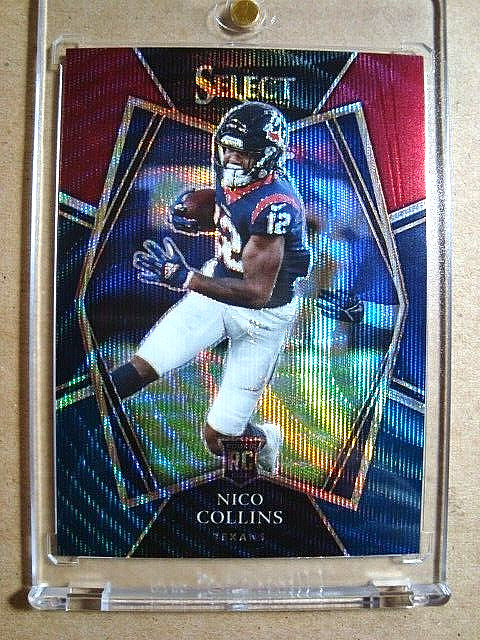 2021 Nico Collins Select Rookie Premier Level Tri-Color Prizm RC /199 🔥🔥🔥