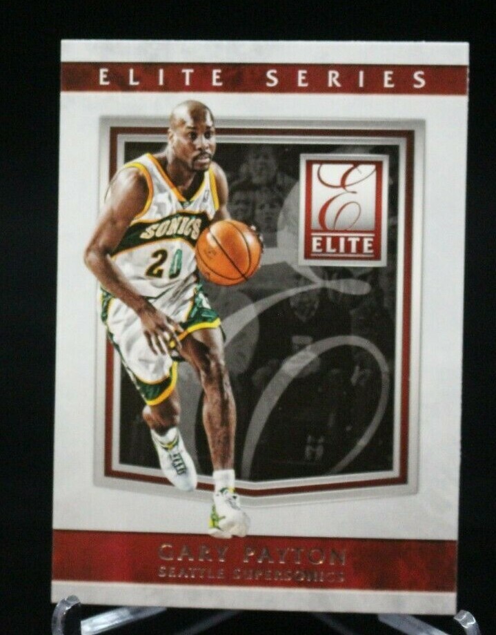 2015-16 Donruss Elite Series #13 Gary Payton Seattle Supersonics