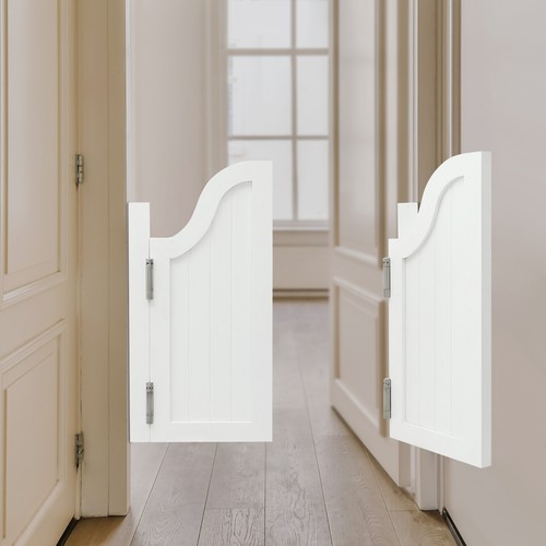 27.5 x 27.5 in White Partition Door Swing Pine Wood Partition Door for Entrance - Bild 8 von 19