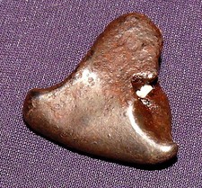 Meteorit Sikhote-Alin, Heilstein, 24x22x10mm 13,0g