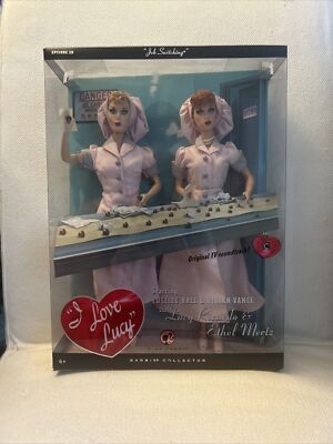 I Love Lucy Barbie Lucy Ethel Job Switching Episode 39 Doll 2008 L9585 