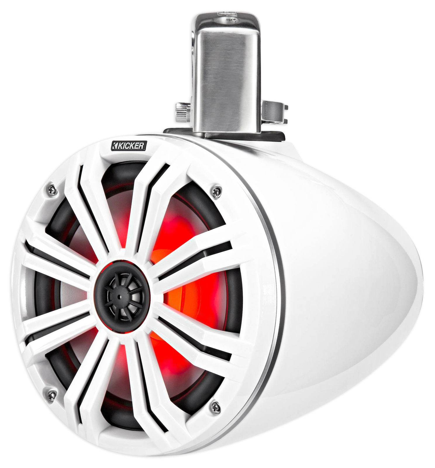 2 Колонки KICKER 45KMTC8W 8 600 Вт для морских вейкбордов со светодиодами чехлы KMTC8