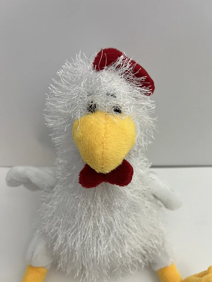 GANZ Chicken Webkinz Plush 8" Farm Adorable Shaggy Stuffed Animal Toy Gift - Image 2 of 4
